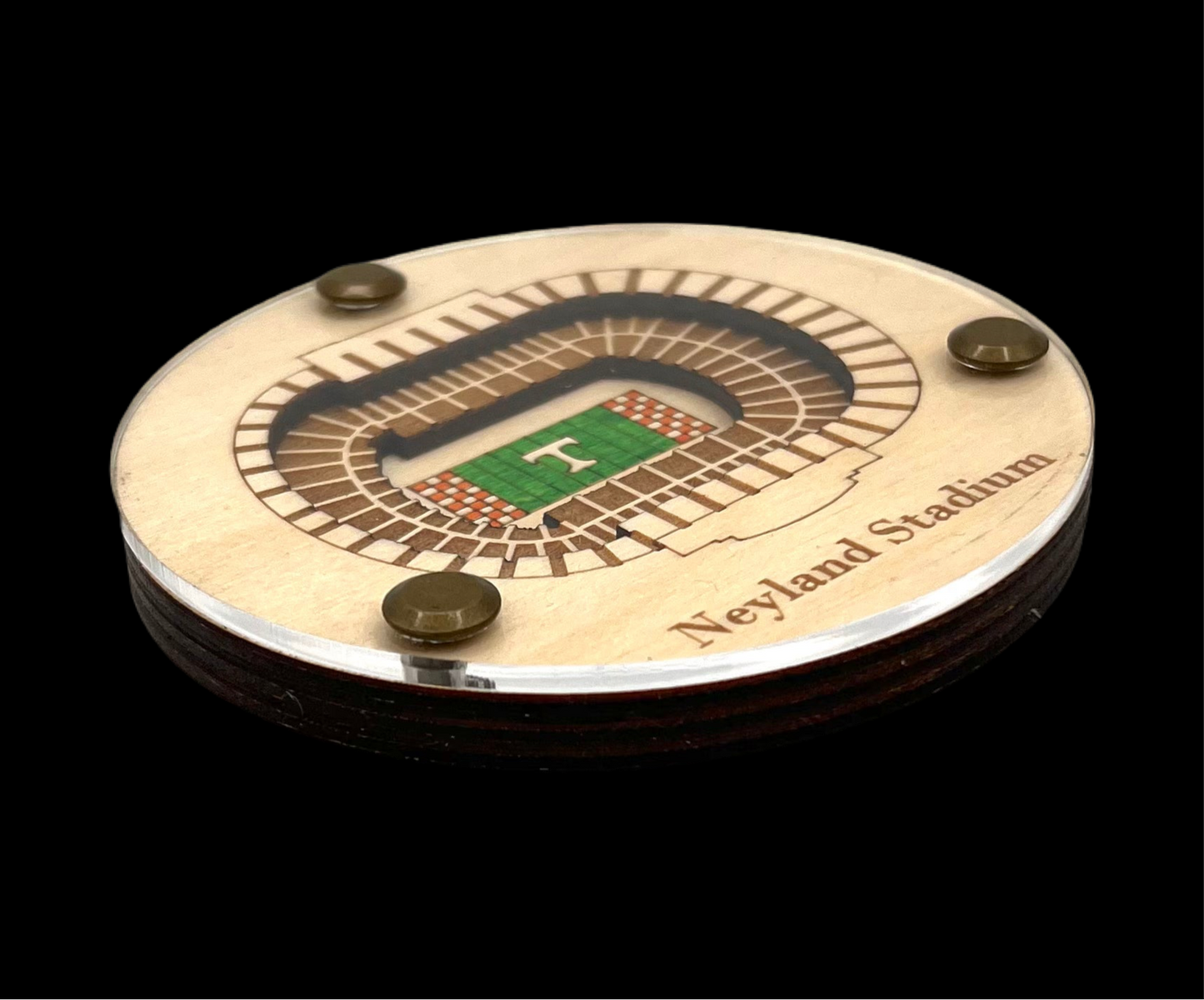 Collegiate Football Stadium Coasters