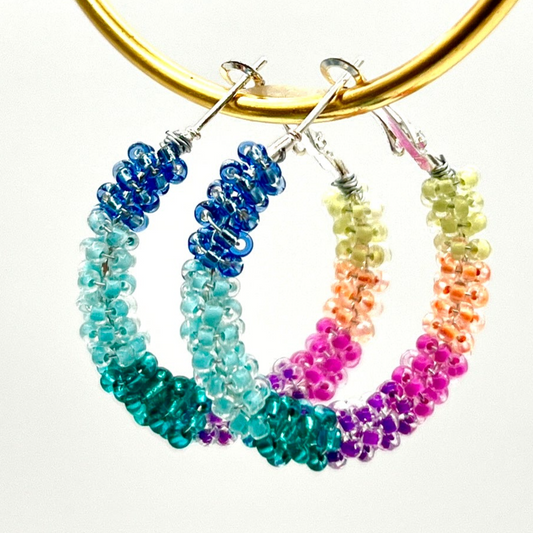 Summer Fun Hooped Earrings