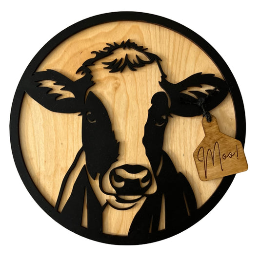 Door Hanger - Bessie the Cow