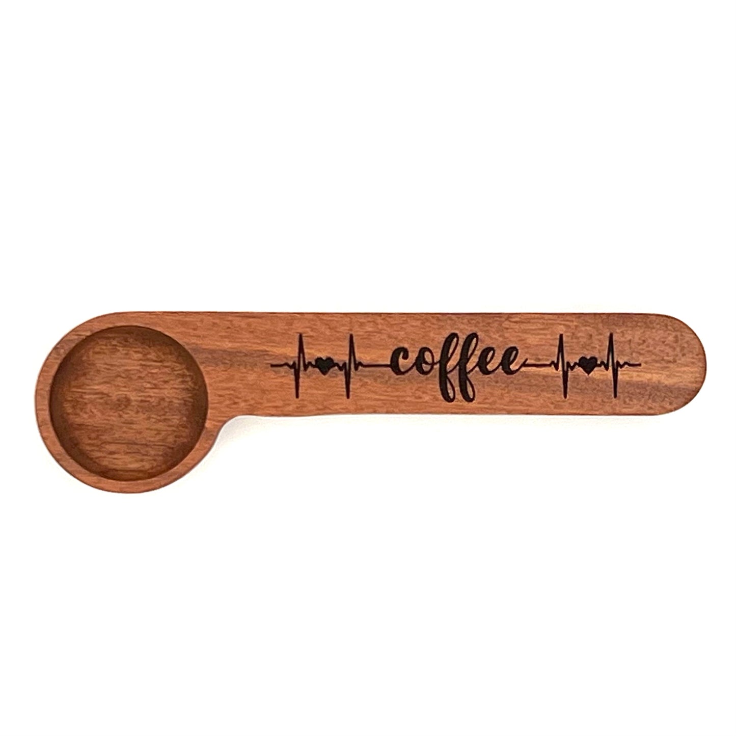 Wooden Coffee Scoop and Clip