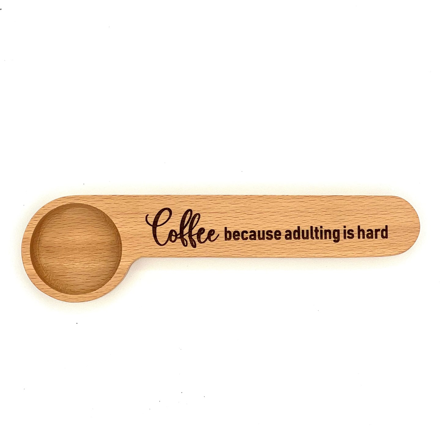 Wooden Coffee Scoop and Clip