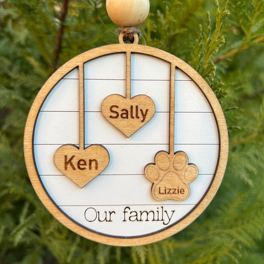 Keepsake Ornament - Our Family